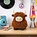 LEISURE ARTS Crochet Kit Amigurumi Highland Cow, Brown, Crochet Kit Beginners, Beginner for Adults, Animal Kit, Kits for Beginners