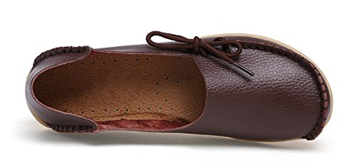 Image of VenusCelia Women's Breathable Comfort Walking Office Flat Loafer