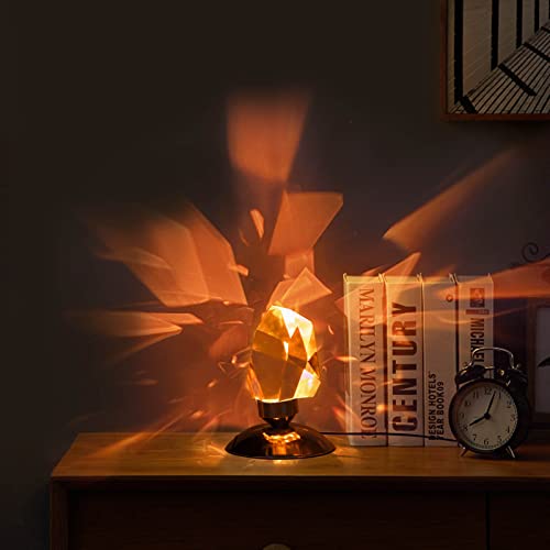 Aiewev Diamond Lamp 16 Colors Remote Control Crystal Table Lamp Rgb Color Changing Dimmable Night Light Led Atmosphere Lighting For Bedroom Living Room Dinner Party Gift #TOP3