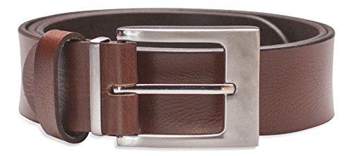 Ceinture en cuir pleine fleur de bureau au weekend pour homme 25mm