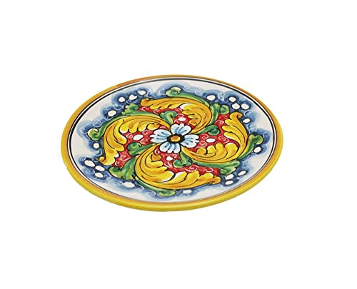 Plat en céramique sicilienne cadeau artisanal de Saint Stefano - 3