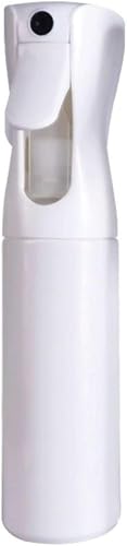 MEGA So - Continuous Mist Spray Bottle, White, Fine Mist Sprayer for Hair, Plants and Cleaning-300ml