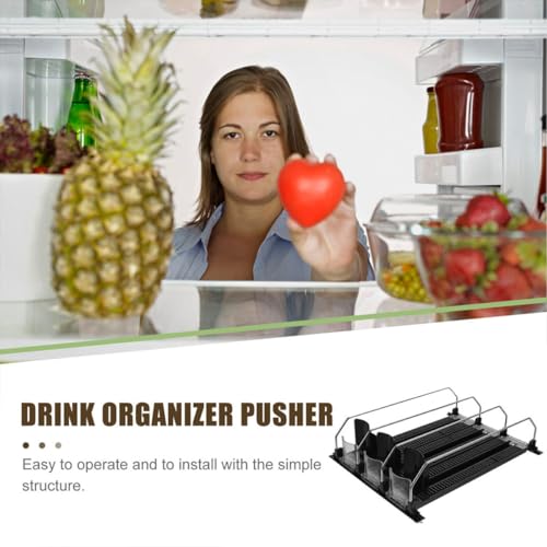 Organizador de Bebidas Almacenamiento Frigorífico Dispensador Automático Latas Nevera 5