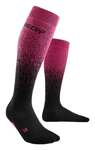 Bild: CEP Damen Ski-Socken SNOWFALL SOCKS SKIING TALL WOMEN schwarz/lila (735), 2 f�r 40,99 EUR  bei Amazon