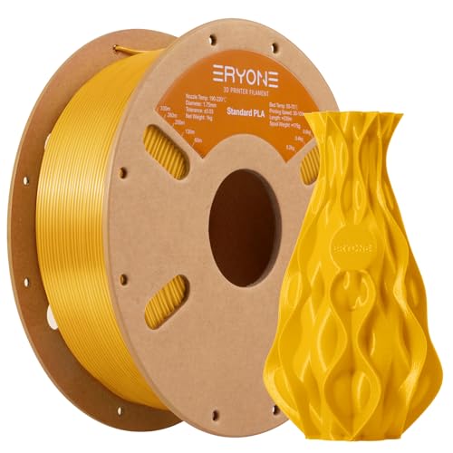 Image of ERYONE PLA Filament 3D Printer PLA Filament 1.75mm + /- 0.03mm, PLA Filament 1KG Cardboard Spool(2.2LBS), Mango