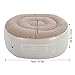 Inflatable Chair, Portable PVC Inflatable Foot Stool Inflatable Camping Chair Soft Air Chair Inflatable Footrest for Indoor Outdoor Fitness Sports Fast Inflation