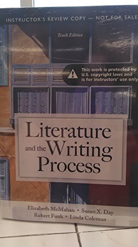 Literature and the Writing Process 0205902723 Book Cover