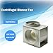 PreAsion Centrifugal Blower Fan Laboratory 110V PP250 Exhaust Fan for Lab Fume Hood Extractor Fan 300W Max Speed 1450r / Min
