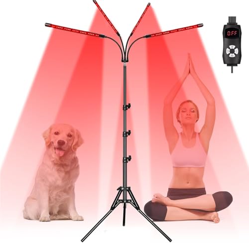 EONDEVO Lámpara de Luz Roja 660nm/850nm