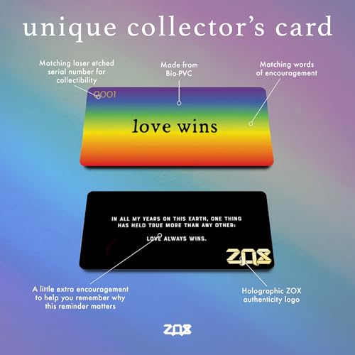 ZOX — Stretchy Elastic Band with Motivational Affirmations and Beautiful Artwork, Great Wristband Gift for Men & Women of All Ages4