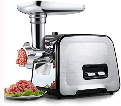 Electric Meat Grinder Household Small Stainless Steel Multi-Function Whipping Meat Mincer Machine Garlic Chopped Vegetables Commercial Enema