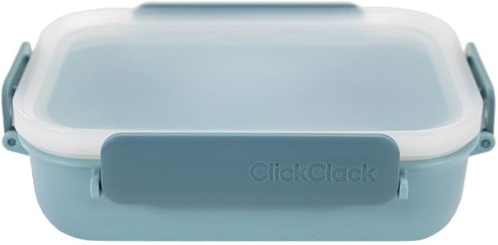 حاوية تخزين طعام يومية سعة 0.6 لتر من ClickClack | أزرق