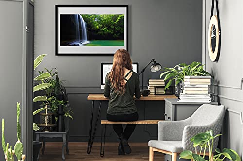 Affiche encadrée cascade et lac pour habiller un mur vide - 3