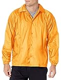 Augusta Sportswear Men's Nylon Coach's Jacket/Lined, Gold, Medium