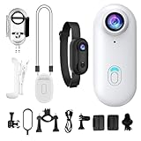 gifyym Daumenkamera, Outdoor-Sportkamera, tragbares Vlogging-Gerät, 170-Grad-Weitwinkel, wasserdichte Kamera für Sport, Motorrad, Fahrrad, Radfahren, Fitnessstudio, Wandern, Outdoor-Reisen