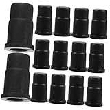 HAPINARY 50pcs Caster Socket Sleeve Inserts Small Caster Sockets for Furniture Material Strong