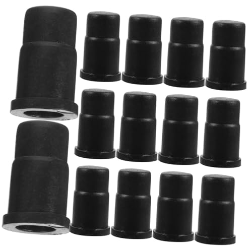 HAPINARY 50pcs Caster Socket Sleeve Inserts Small Caster Sockets for Furniture Material Strong