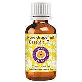 Aceite esencial de pomelo Deve Herbes Pure (Citrus paradisi) 100% natural, calidad terapéutica, destilado al vapor
