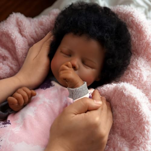 JIZHI Lifelike Reborn Baby Dolls Black - Image 2
