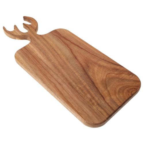 Tabla de cortar de madera fina de acacia con elegante acabado para carnes y quesos 2