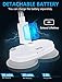 Electric Mop, Cordless Electric Spin Mop, Hardwood Floor Cleaner with Built-in 300ml Water Tank, Polisher with Led Headlight and Sprayer, Scrubber for Hard Floor & Tile, Powerful Cleaner and Waxing