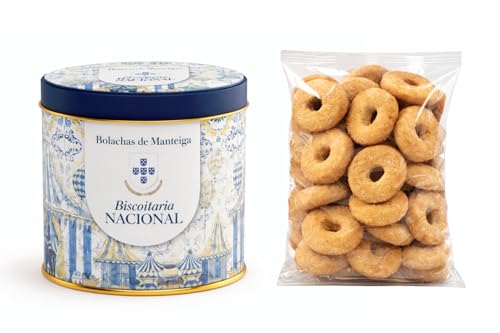 Galletas de Mantequilla Portuguesas en Lata 100g | Edición Tradicional Portuguesa | Gourmet Premium