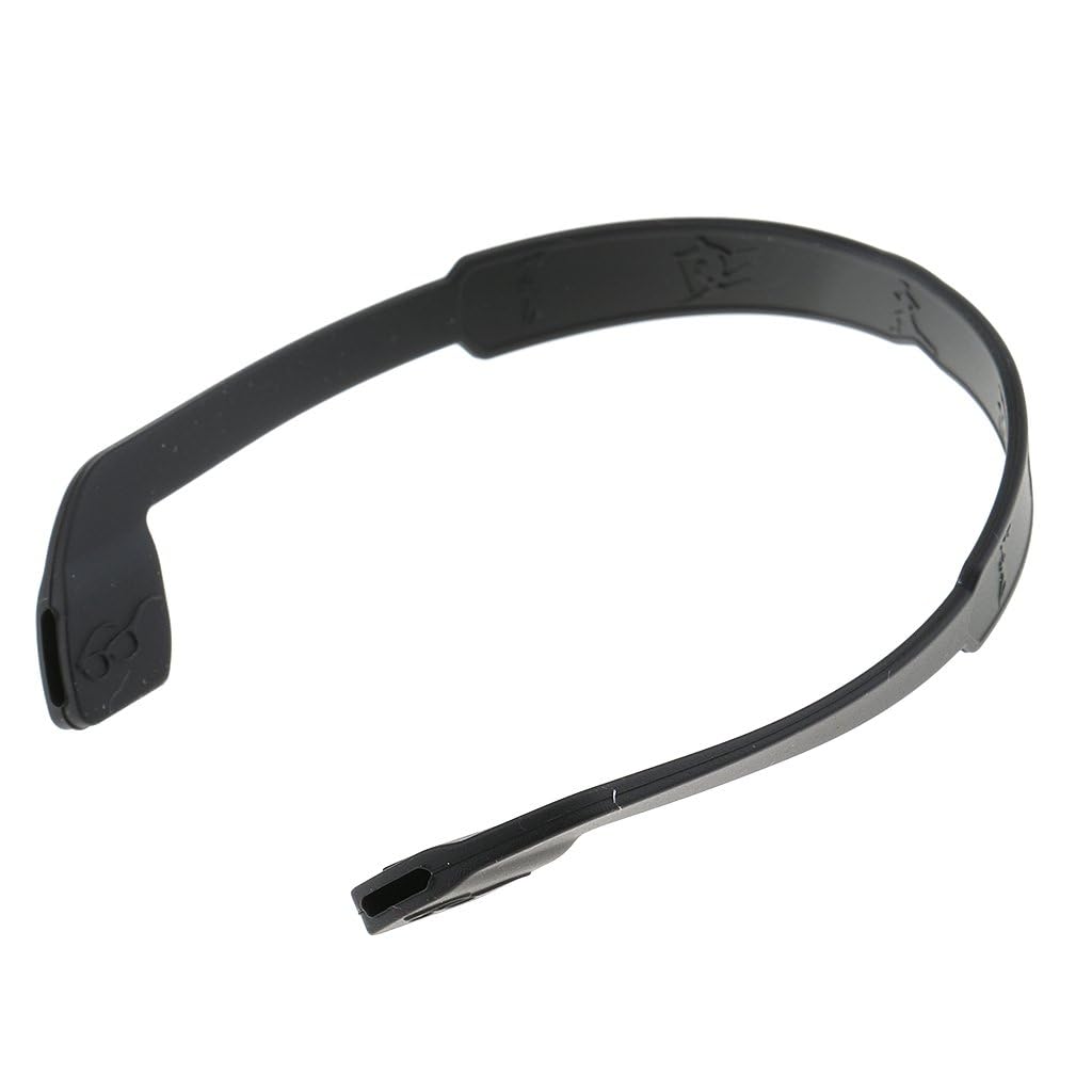 Unisex-Adult Silicone Eyeglasses Strap Silicon Glasses Sunglasses Sports Band Cord Holder Black
