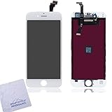 Touch Screen Digitizer Display + LCD Assembly Replacement for Apple iPhone 6 4.7 White A1549 A1586 A1589 by Group Vertical