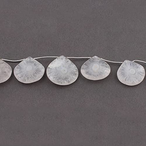 Perles Quartz Solaire en cœur LKBEADS pour création de bijoux uniques