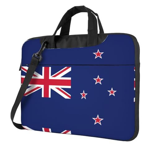 Maletín para portátil de 15.6 pulgadas con bandera de Nueva Zelanda