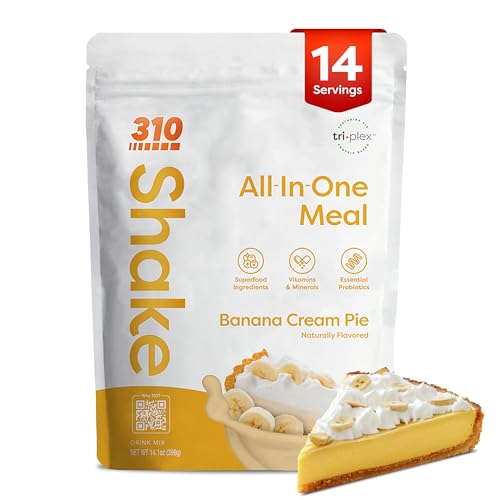 310 Nutrition All-in-One Plant-Based Meal Replacement Shake - Banana Cream Pie - 14 Servings