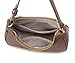 WSRYDJDL Crescent Shoulder Bags for Women Cute Hobo Tote Handbag Under the Arm Purses Mini Clutch Purse with Zipper Closure (Coffee)