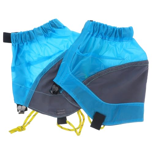 NOLITOY Zum Wandern Gamaschen Low Lightweight Trailrunning Gamaschen wasserdichte Kn?chelgamaschen für Schuhe Stiefel Wandern Walking Backpacking Blau Niedrige Knöchelgamaschen