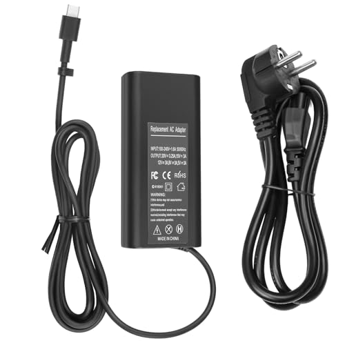 Cargador USB Tipo C 65W Compatible con Samsung Galaxy Book4 Pro 360 Ultra Edge14 16/Book5 360/Book5 Pro alimentación