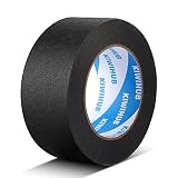 KIWIHUB Black Painter's Tape,2' x 60 Yards - 14 Day Easy Removal Decorative Masking Tape for Painting,Labeling,DIY Crafting,Decoration and School Projects