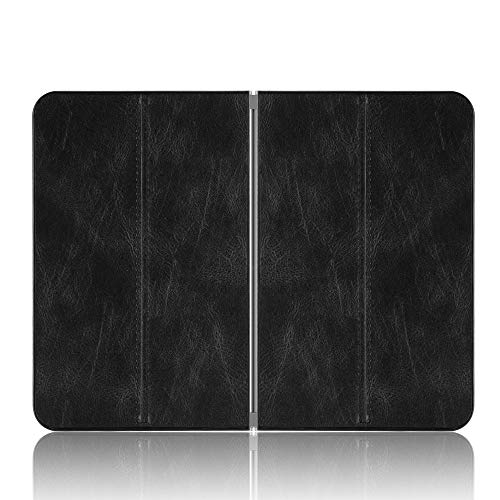 Étui Microsoft Surface Duo fin cuir PU noir pour éviter les rayures et chocs