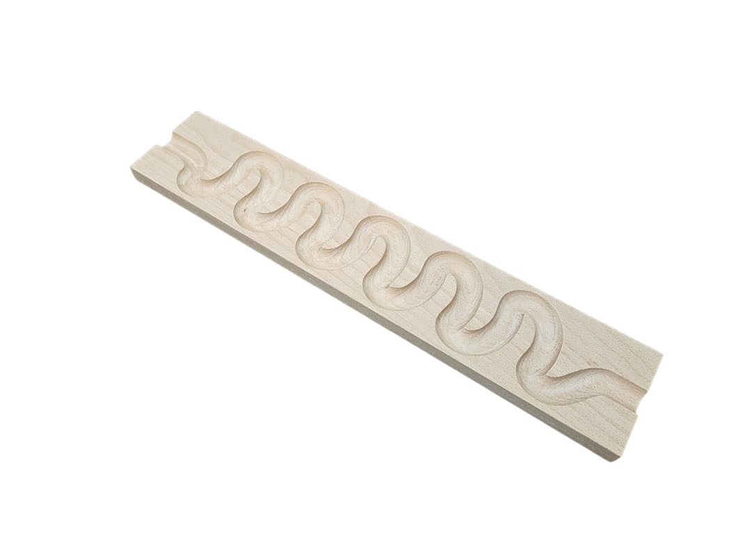 Kancha Marble Run Track, Long Track, Marble Race, Marble Run Race Wooden Plate, Light Weight Toy, Montessori Pack of 1 Waves Maze Toy Wood Toy