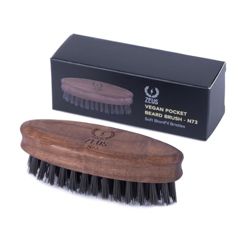 Brosse à barbe douce Zeus végétalienne pour dompter les poils rebelles