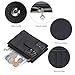 Fependu Slim Wallet for Women Thin Womens Card Holder RFID Blocking Genuine Leather Small Wallets Black
