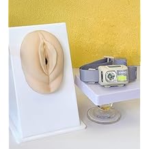 Gynecological Examination Model Vaginal Dilation Practice Model Tool Vaginal Cervical Structure Model with LED Headlights for Beauty Salon Nurse Practice use