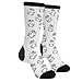 Uxeeawo Cute Hamster Funny Novelty Crew Socks Animal Pattern Dress Socks Casual Fashion Socks for Men