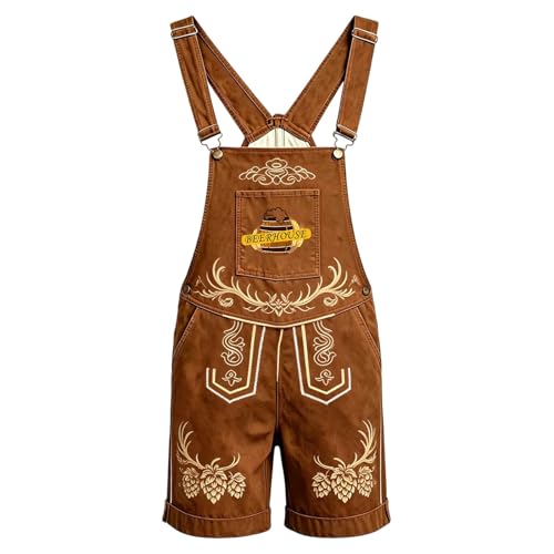 Lederhosen pour hommes avec bretelles ajustables pour solutionner votre recherche de costume bavarois