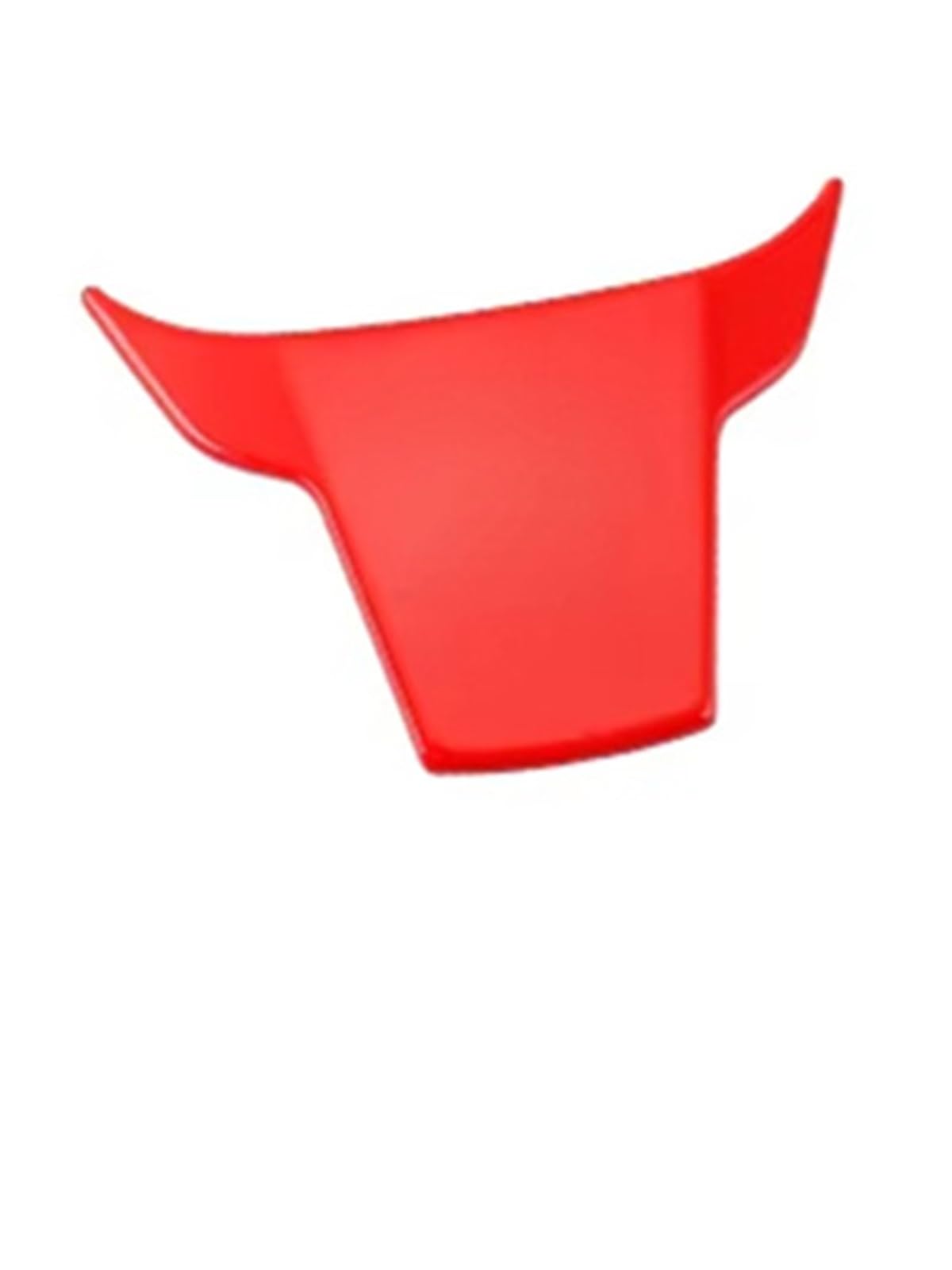 Button Trim Compatible with Civic 10th Sedan Hatchback Si 2016 2017 2018 2019 2020 2021 Car Steering Wheel Decorative Sticker(Passionate Red)