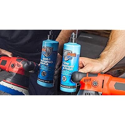 POR-15 Car Care Clean and Shine Bundle - Car Shampoo, Compound, Polish, Detail Finisher