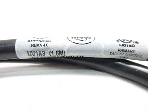 NEW FIREYE UV1A3 ULTRA-VIOLET FLAME SCANNER W/ 3FT FLEX CABLE SENSOR D502346 miniatura 5
