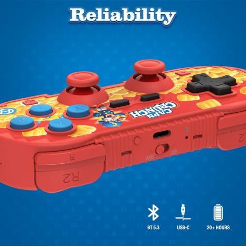 Image of Hyperkin Limited Edition Pixel Art Wireless Bluetooth Controller - Officialy Licensed - Cap'n Crunch Controller For Nintendo Switch 2 / Switch /Oled, PC, Mac, Android, iOS