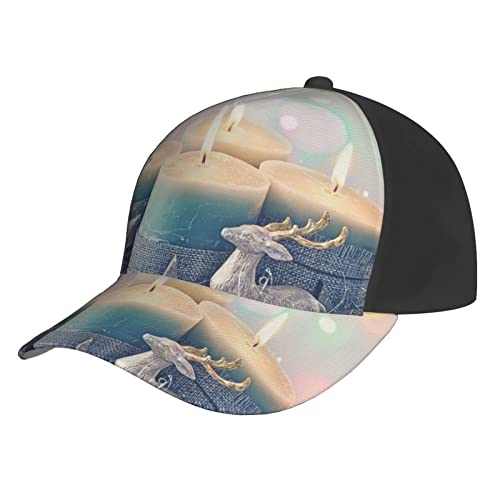 Casquette de baseball Merry Christmas le cadeau idéal ajustable pour homme et femme noir