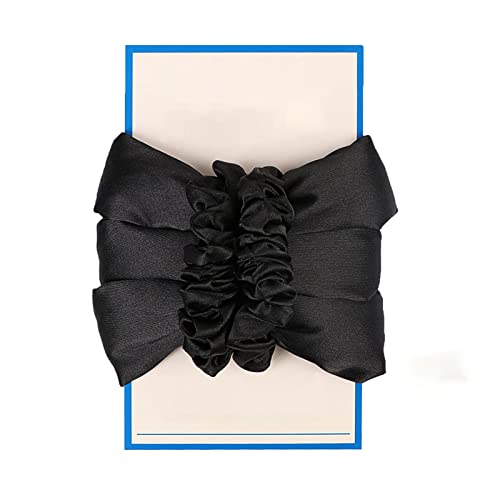 Rizador Pelo Sin Calor, Heatless Hair Curlers, Rizador de Pelo Sin Calor, Varilla Para Rizar Sin Calo, Diadema Con Rulos Pelo, Adecuado Para Mujeres con Cabello Medio y Largo (negro) Cover