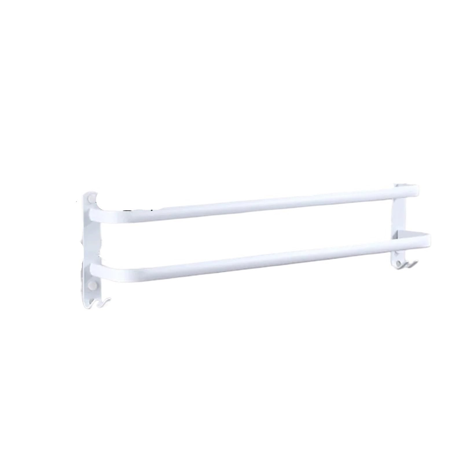 VAYEODEYU White Aluminum Towel Bar 30-60cm Wall Mounted(White01)