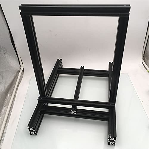 Lysee 3D Printer Parts & Accessories - Funssor 1set Voron Switchwire Frame Kit Prusa MK52 3D Printer DIY Frame Extrusion Parts - (Color: Black)